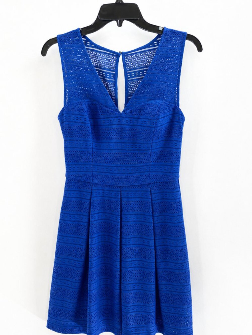 GUESS Royal Blue Ribbed Bodycon Dress - Size 6